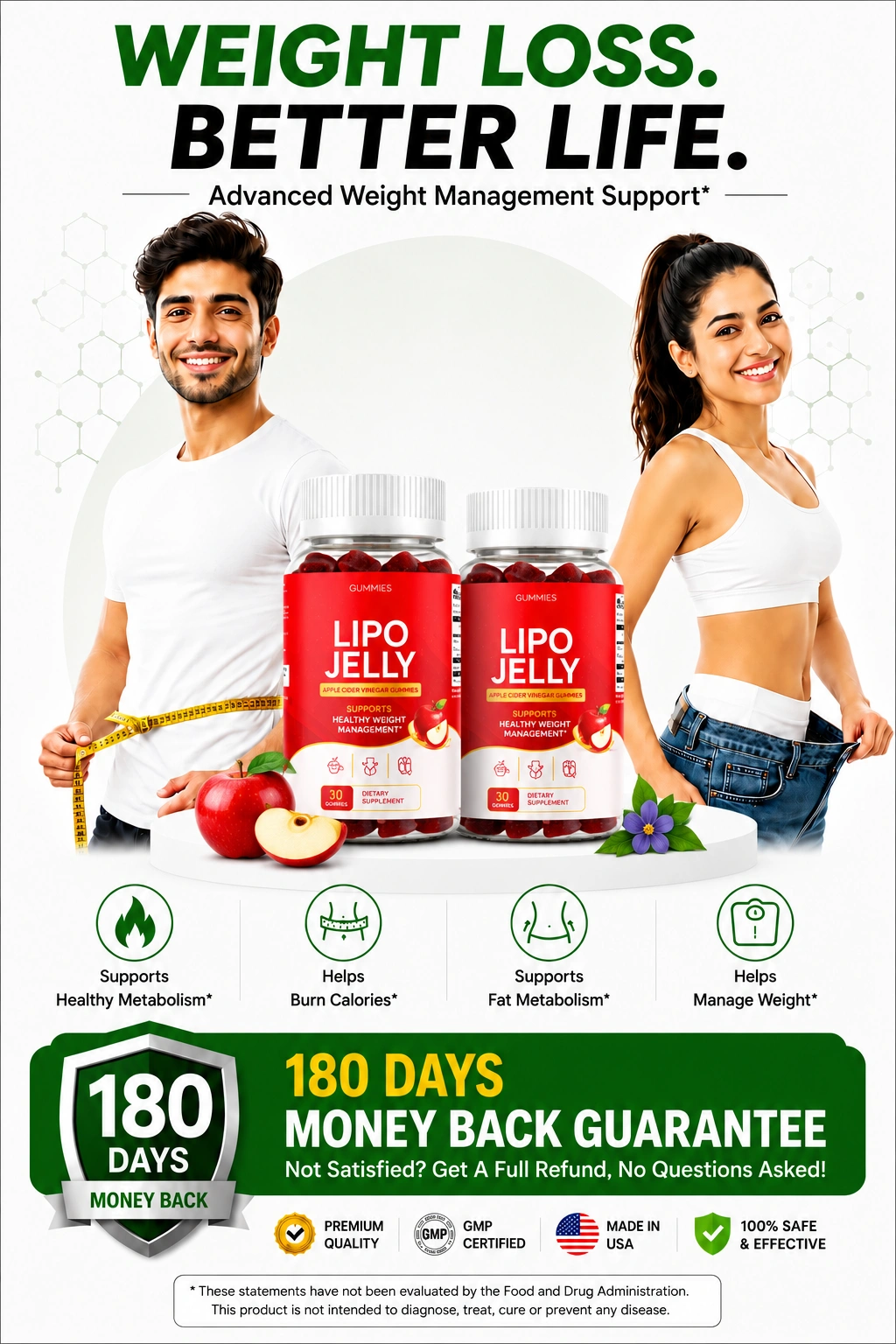 Lipo Jelly dietary supplement bottle